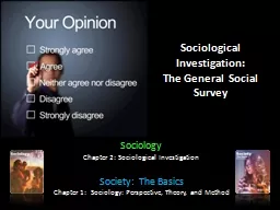 Sociological Investigation: