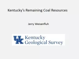 Kentucky’s Remaining Coal Resources