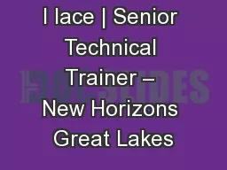 George  Sq ui l lace | Senior Technical Trainer – New Horizons Great Lakes