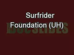     Surfrider Foundation (UH)