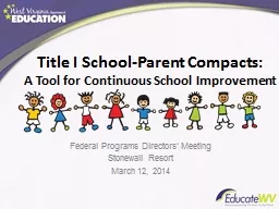 Title I School-Parent Compacts: