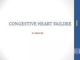CONGESTIVE HEART FAILURE