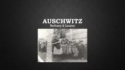 Auschwitz Bethany & Lauren