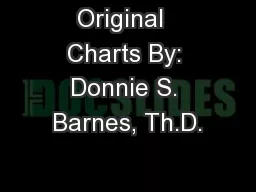 Original  Charts By: Donnie S. Barnes, Th.D.