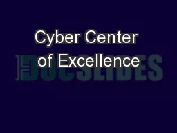 Cyber Center of Excellence