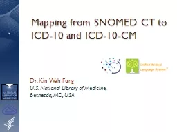 Mapping from SNOMED CT to ICD-10 and ICD-10-CM