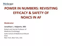 POWER IN NUMBERS: REVISITING EFFICACY & SAFETY OF