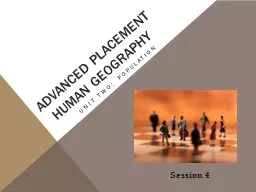 Advanced Placement       Human Geography