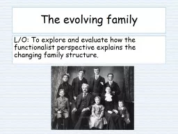 Social Policy and the Family