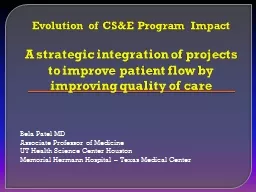 Evolution of CS&E Program Impact