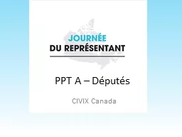 PPT A – D éputés CIVIX Canada