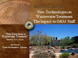 New Technologies in Wastewater Treatment