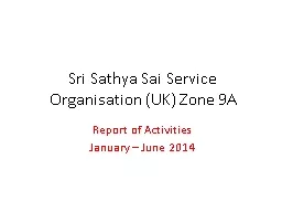 Sri  Sathya  Sai Service Organisation (UK) Zone 9A