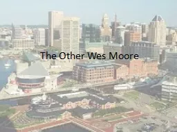 The Other Wes Moore Anticipation Guide