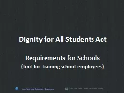 Dignity for All Students