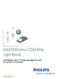 MASTERColour CDM Elite  Light Boost