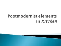 Postmodernist  elements in