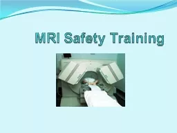 MRI Safety Training    