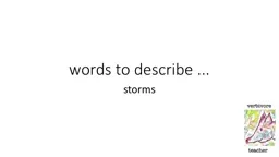words to describe ... storms