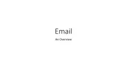 Email An Overview Topics