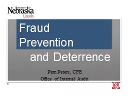 1 Fraud  Prevention  and