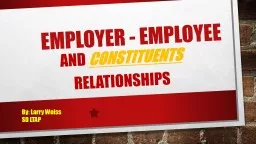 Employer - employee  And
