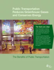 Public Transportation Reduces Greenhouse Gases and Con