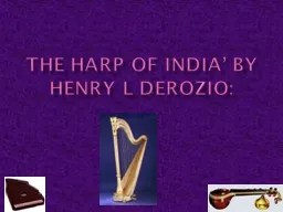 The Harp of India’ by Henry L 