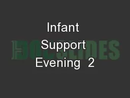 Infant Support Evening  2