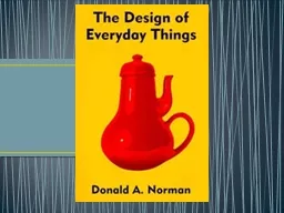HCI Iconic Book Don Norman