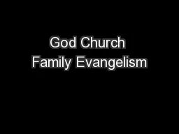 God Church Family Evangelism
