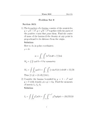 Winter  Math  Problem Set  Section