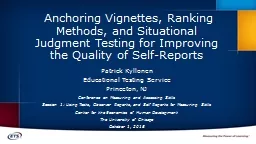 Anchoring Vignettes,  Ranking Methods,