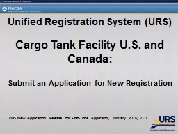 Unified Registration System (URS)
