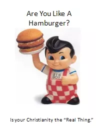 Are You  Like A  Hamburger?