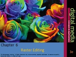 Chapter 6  Raster Editing