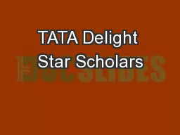 TATA Delight Star Scholars