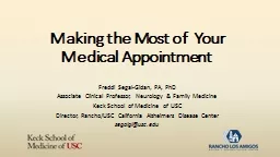 Making the Most of  Your Medical Appointment