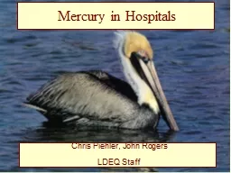 Mercury in Hospitals