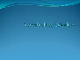 Vocabulary Week 6 anguish