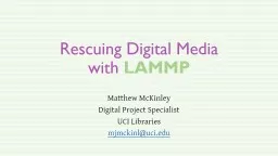 Rescuing Digital Media  with