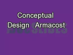 Conceptual Design   Armacost