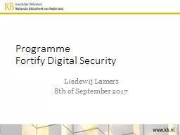 Programme   Fortify  Digital Security