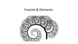 Fractals & Elements Genesis 2:9 