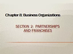 Section 2:  Partnerships