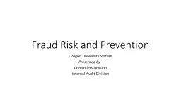 Fraud  Risk  Responsibilities