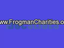 www.FrogmanCharities.org