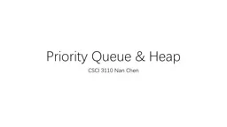 Priority Queue & Heap