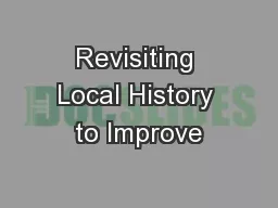Revisiting Local History to Improve