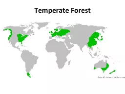 Temperate Forest Temperate Forest